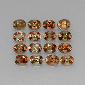 2,72 ct natürliche mehrfarbiger Andalusit-Edelsteine, Oval Schliff, VVS-VS