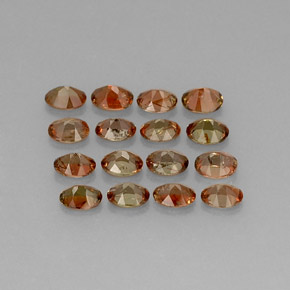 2,72 ct natürliche mehrfarbiger Andalusit-Edelsteine, Oval Schliff, VVS-VS