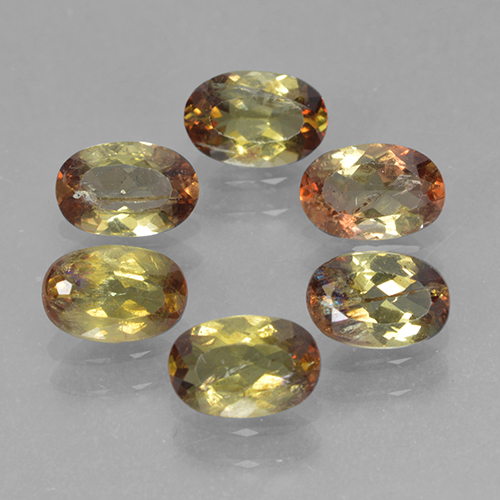 2,69 ct natürliche mehrfarbiger Andalusit-Edelsteine, Oval Schliff, VS-SI