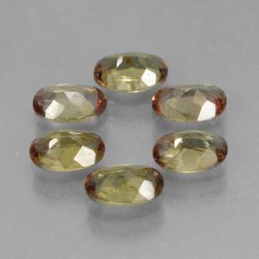 2,69 ct natürliche mehrfarbiger Andalusit-Edelsteine, Oval Schliff, VS-SI