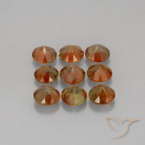 2.39 ct natürliche Mehrfarbig Andalusit-Edelsteine, Runden, VS-SI