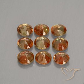 2.26 ct natürliche Mehrfarbig Andalusit-Edelsteine, Runden, VS-SI