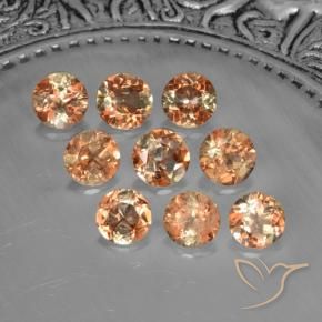2.27 ct natürliche Mehrfarbig Andalusit-Edelsteine, Runden, VS-SI