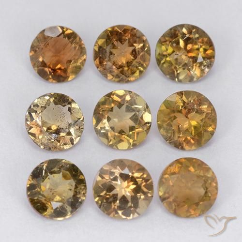 2.39 ct natürliche Mehrfarbig Andalusit-Edelsteine, Rund Schliff, VS-SI