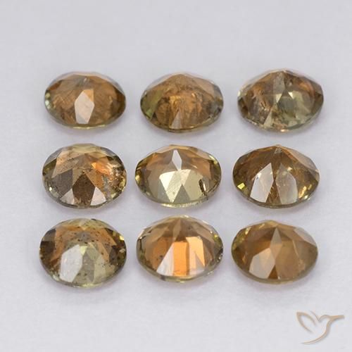 2.39 ct natürliche Mehrfarbig Andalusit-Edelsteine, Rund Schliff, VS-SI