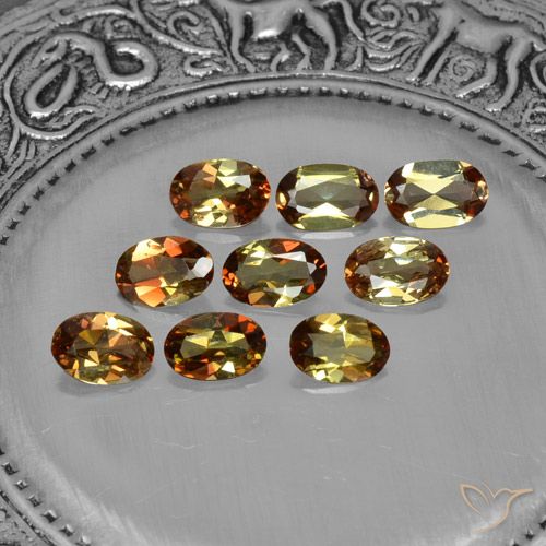 3.15 ct natürliche Mehrfarbig Andalusit-Edelsteine, Oval Schliff, VS-SI