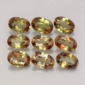  ct natürliche mehrfarbiger Andalusit-Edelsteine, Oval Schliff, VS