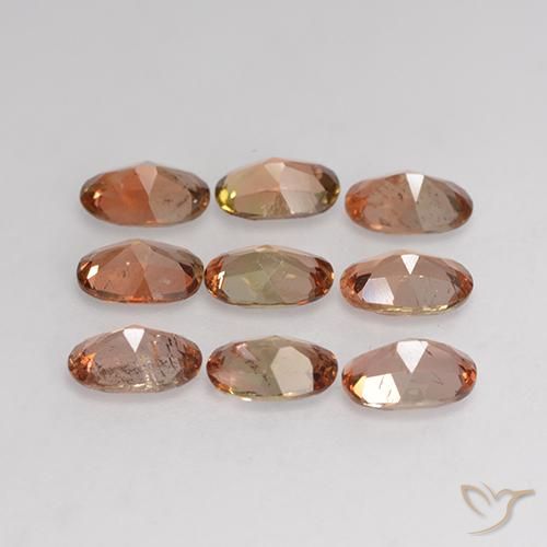 3.75 ct natürliche Mehrfarbig Andalusit-Edelsteine, Oval, VS-SI
