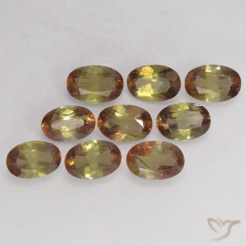3.67 ct natürliche Mehrfarbig Andalusit-Edelsteine, Oval, VS-SI