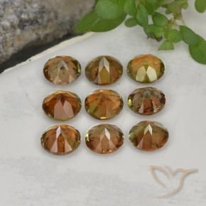2.37 ct natürliche Mehrfarbig Andalusit-Edelsteine, Runden, VS-SI