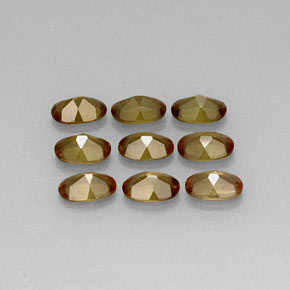 3,80 ct natürliche mehrfarbiger Andalusit-Edelsteine, Oval Schliff, VS-SI