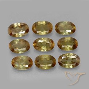 3.64 ct natürliche Mehrfarbig Andalusit-Edelsteine, Oval, VS-SI