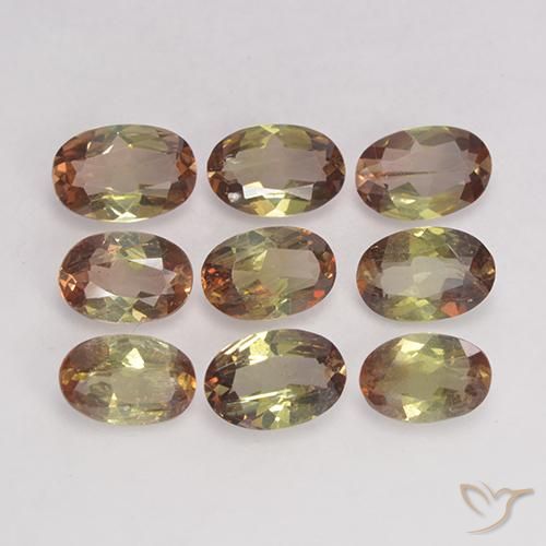 3.00ctw Natürlicher Mehrfarbig Andalusit, Oval, VS-SI