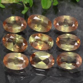 3,67 ct natürliche mehrfarbiger Andalusit-Edelsteine, Oval Schliff, VS-SI