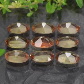 3,67 ct natürliche mehrfarbiger Andalusit-Edelsteine, Oval Schliff, VS-SI