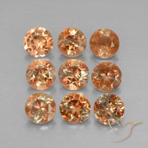 2.34 ct natürliche Mehrfarbig Andalusit-Edelsteine, Runden, VS-SI