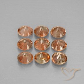 2.34 ct natürliche Mehrfarbig Andalusit-Edelsteine, Runden, VS-SI