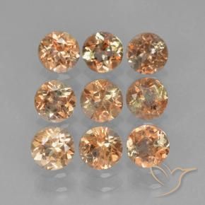 2.41 ct natürliche Mehrfarbig Andalusit-Edelsteine, Runden, VS-SI