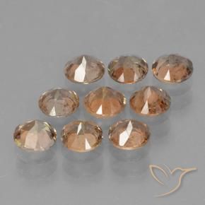2.41 ct natürliche Mehrfarbig Andalusit-Edelsteine, Runden, VS-SI