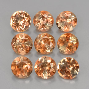  ct natürliche Mehrfarbig Andalusit-Edelsteine, Rund Schliff, VS