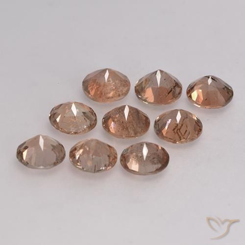 2.37 ct natürliche Mehrfarbig Andalusit-Edelsteine, Runden, VS-SI