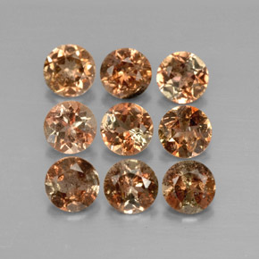  ct natürliche Mehrfarbig Andalusit-Edelsteine, Rund Schliff, VS