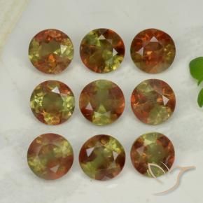 2.24 ct natürliche Mehrfarbig Andalusit-Edelsteine, Runden, VS-SI