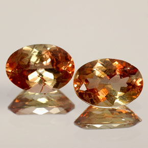  ct natürliche Mehrfarbig Andalusit-Edelsteine, Oval Schliff, VS