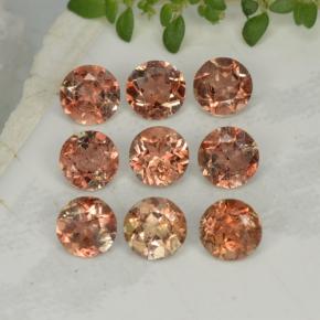 2.28 ct natürliche Mehrfarbig Andalusit-Edelsteine, Rund Schliff, VS