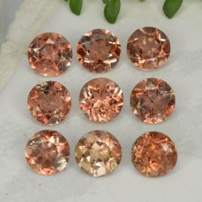 2.28 ct natürliche Mehrfarbig Andalusit-Edelsteine, Rund Schliff, VS