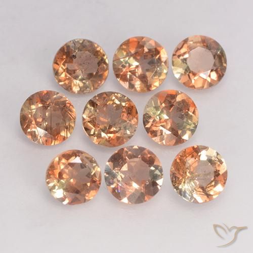 2.20 ct natürliche Mehrfarbig Andalusit-Edelsteine, Runden, VS