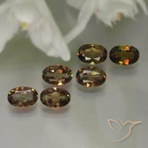 2.36 ct natürliche Mehrfarbig Andalusit-Edelsteine, Oval, VVS-VS
