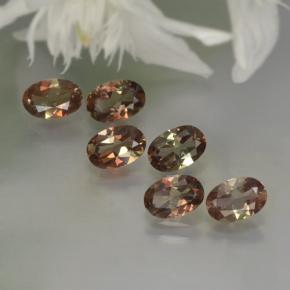 2,47 ct natürliche mehrfarbiger Andalusit-Edelsteine, Oval Schliff, VVS-VS