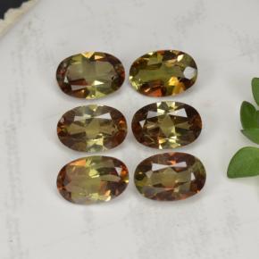 2,49 ct natürliche Mehrfarbig Andalusit-Edelsteine, Oval Schliff, VVS-VS