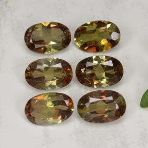 2,49 ct natürliche Mehrfarbig Andalusit-Edelsteine, Oval Schliff, VVS-VS