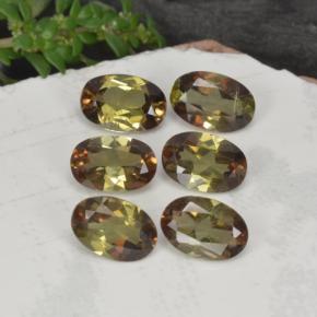 2,66 ct natürliche mehrfarbiger Andalusit-Edelsteine, Oval Schliff, VVS-VS
