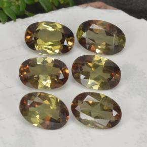 2,66 ct natürliche mehrfarbiger Andalusit-Edelsteine, Oval Schliff, VVS-VS