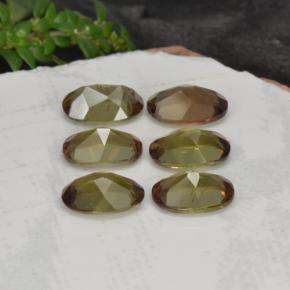 2,66 ct natürliche mehrfarbiger Andalusit-Edelsteine, Oval Schliff, VVS-VS