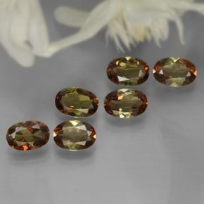 2,42 ct natürliche mehrfarbiger Andalusit-Edelsteine, Oval Schliff, VVS-VS