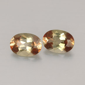  ct natürliche Mehrfarbig Andalusit-Edelsteine, Oval Schliff, VVS-VS