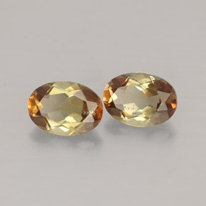  ct natürliche Mehrfarbig Andalusit-Edelsteine, Oval Schliff, VVS-VS