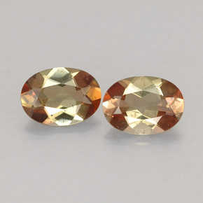  ct natürliche Mehrfarbig Andalusit-Edelsteine, Oval Schliff, VS