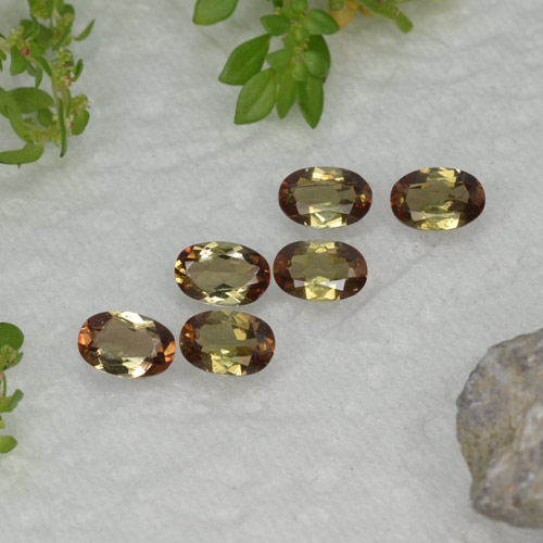 2,54 ct natürliche mehrfarbiger Andalusit-Edelsteine, Oval Schliff, VVS-VS