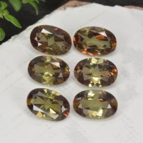 2,66 ct natürliche mehrfarbiger Andalusit-Edelsteine, Oval Schliff, VVS-VS