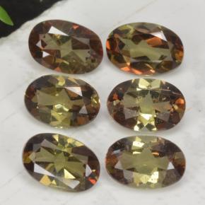 2,66 ct natürliche mehrfarbiger Andalusit-Edelsteine, Oval Schliff, VVS-VS
