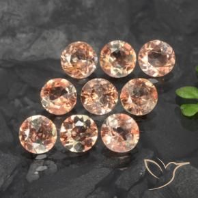 2.05 ct natürliche hellorange Andalusit-Edelsteine, Runden, VS