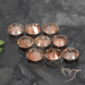 2.05 ct natürliche hellorange Andalusit-Edelsteine, Runden, VS
