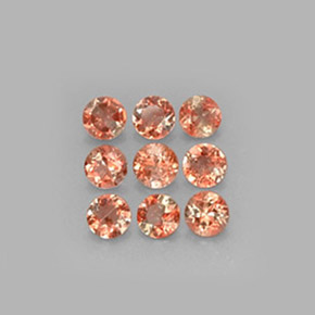 2,25 ct natürliche mehrfarbiger Andalusit-Edelsteine, Rundschliff, VS