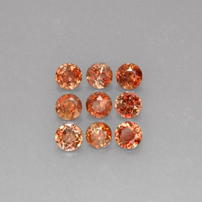 2,28 ct natürliche mehrfarbiger Andalusit-Edelsteine, Rundschliff, VS