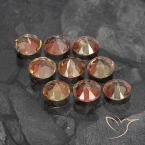 2.18 ct natürliche Mehrfarbig Andalusit-Edelsteine, Runden, VS